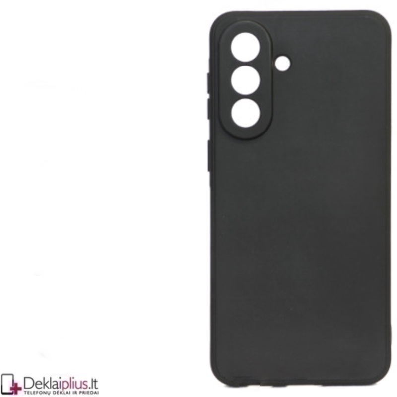 Guminis dėklas su kameros apsauga - juodas (Samsung Galaxy A57 5G) Guminis dėklas su kameros apsauga - juodas (Samsung Galaxy A57 5G)